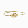 Gold plated bracelet Together with two rings and coloured stones from the  collection in the THOMAS SABO online store