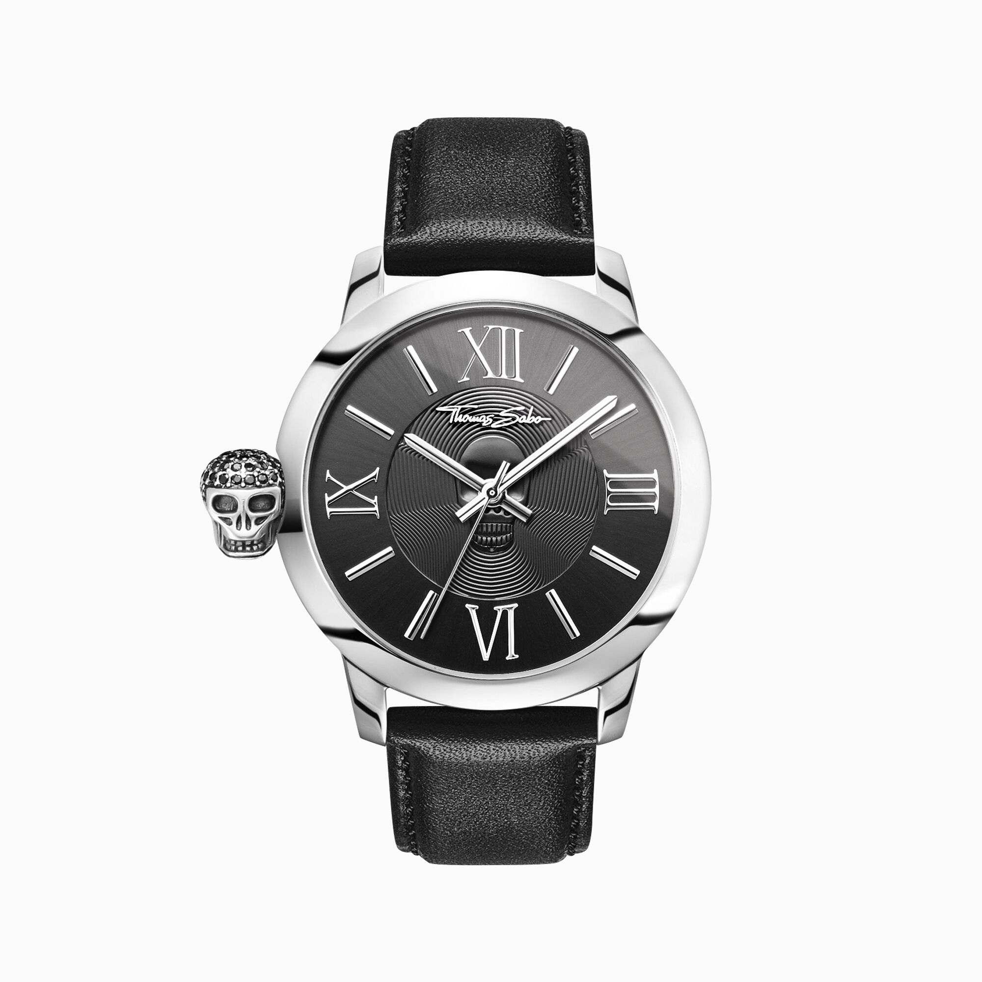 Watch for men as a set, black with tattoo style – THOMAS SABO