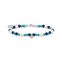 Armband mit blauen Steinen und Perlen aus der Charming Collection Kollektion im Online Shop von THOMAS SABO