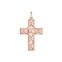 Anh&auml;nger Kreuz gro&szlig;e rosa Steine mit Stern aus der  Kollektion im Online Shop von THOMAS SABO