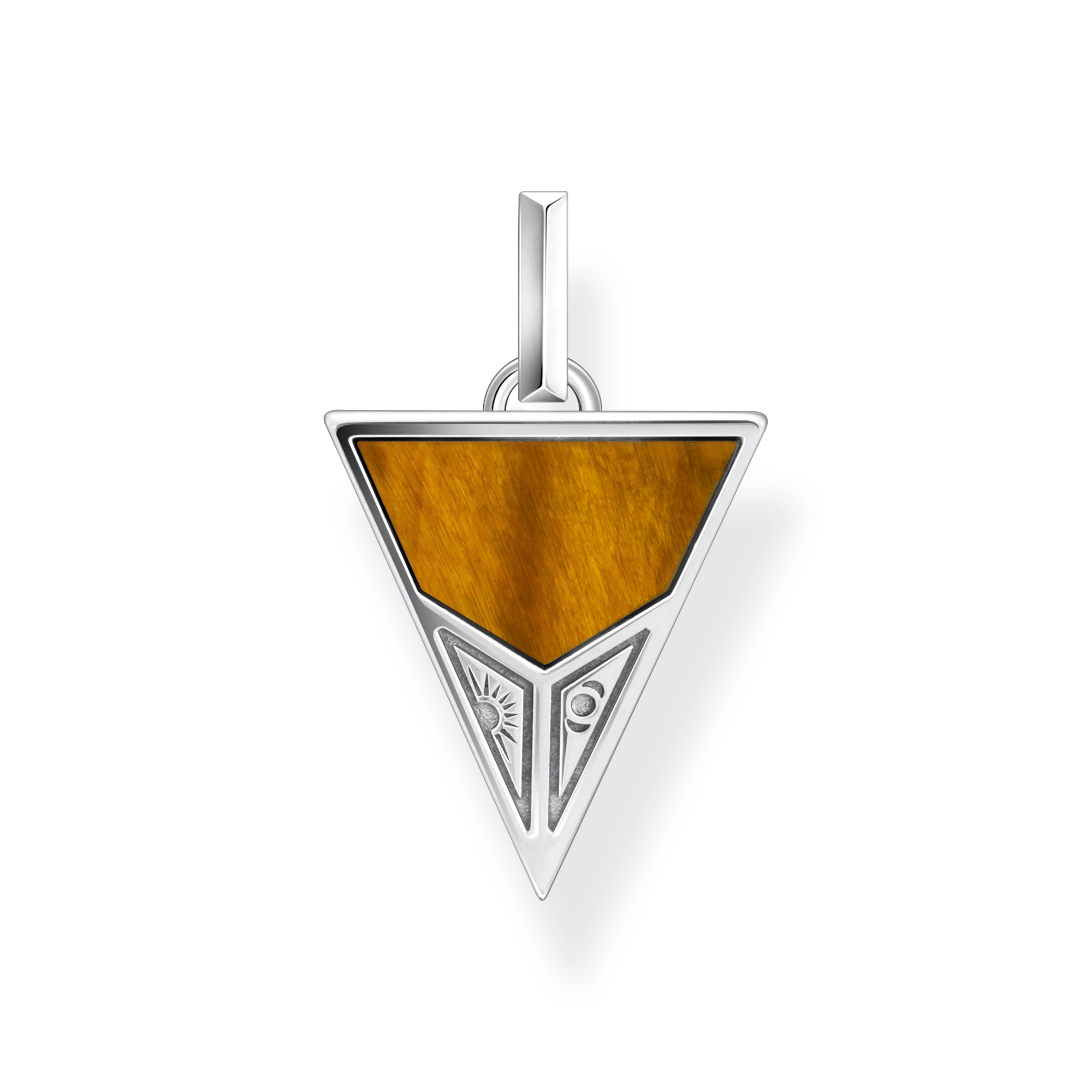 Thomas Sabo Anhänger Pyramide mit schwarzem Onyx und Tigerauge Silber mehrfarbig PE952-507-7