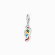 Silver charm pendant sports shoe with colourful cold enamel from the Charm Club collection in the THOMAS SABO online store