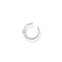 Manchette d&rsquo;oreille unique pierre blanche argent de la collection Charming Collection dans la boutique en ligne de THOMAS SABO