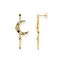 Boucles d&#39;oreilles Royalty lune avec pierres or de la collection  dans la boutique en ligne de THOMAS SABO