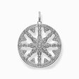 Pendant white diamond Karma Wheel from the  collection in the THOMAS SABO online store