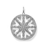 Pendant white diamond Karma Wheel from the  collection in the THOMAS SABO online store