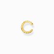 Single ear cuff snakeskin gold from the  collection in the THOMAS SABO online store