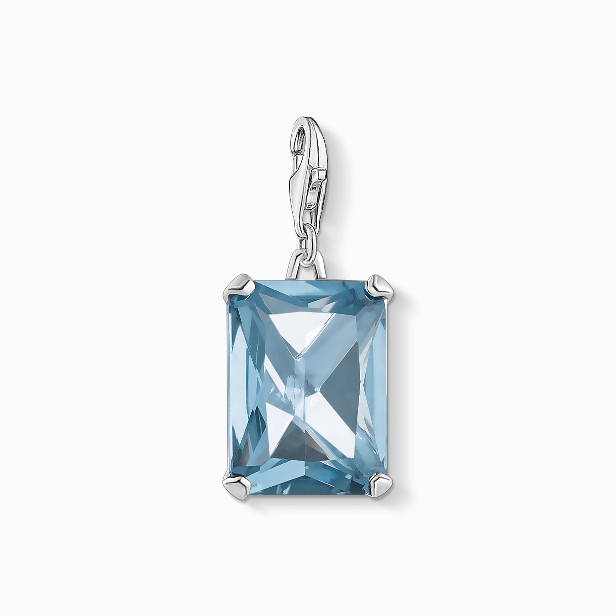 charm pendant large blue stone from the Charm Club collection in the THOMAS SABO online store