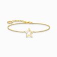 Pulsera con ba&ntilde;o de oro y colgante de estrella de la colección Charming Collection en la tienda online de THOMAS SABO