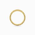 Ring kulor med vita stenar guld ur kollektionen Charming Collection i THOMAS SABO:s onlineshop