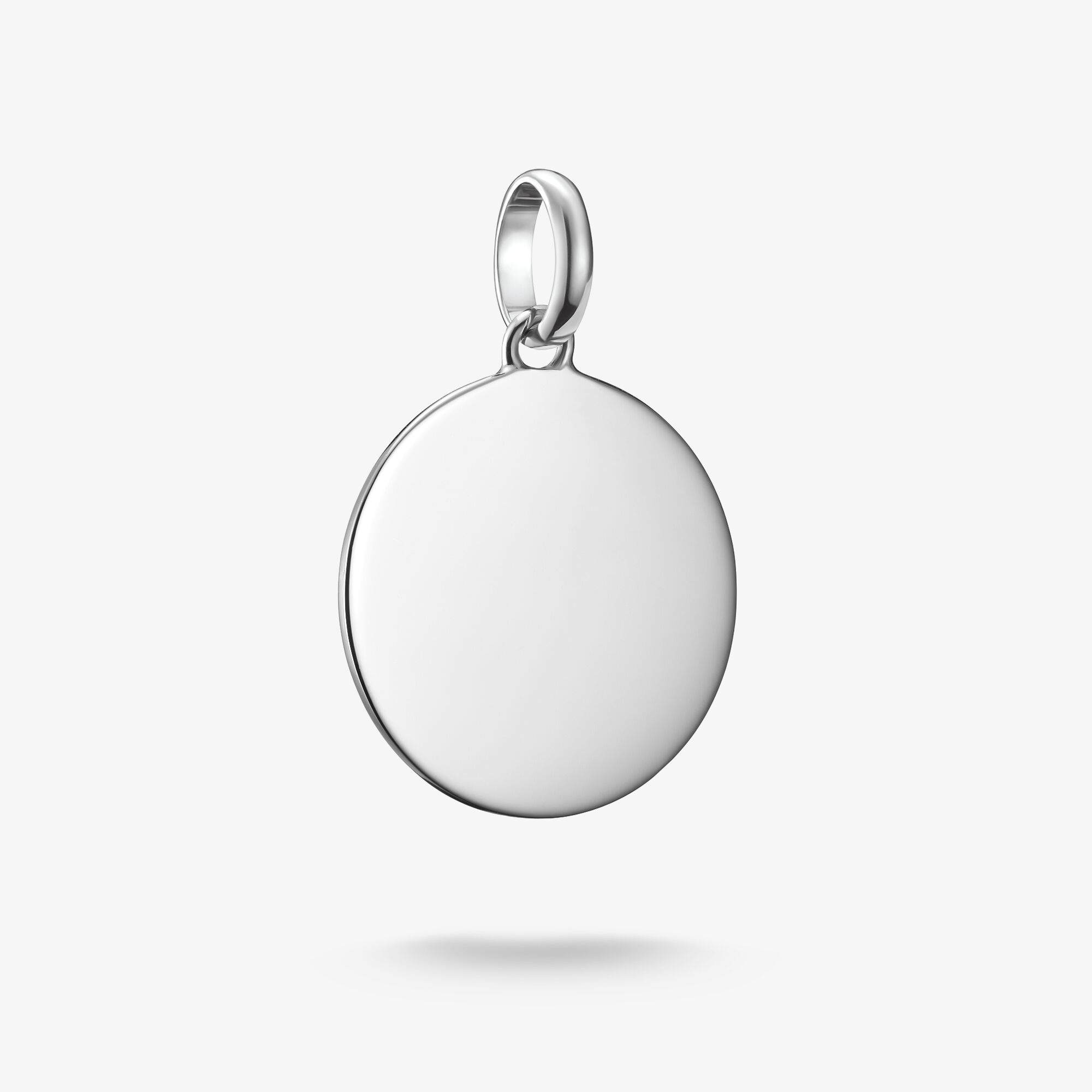 THOMAS SABO Charm-Anhänger Coin groß Connect Silber, Sterlingsilber, Größe: one size, Damen