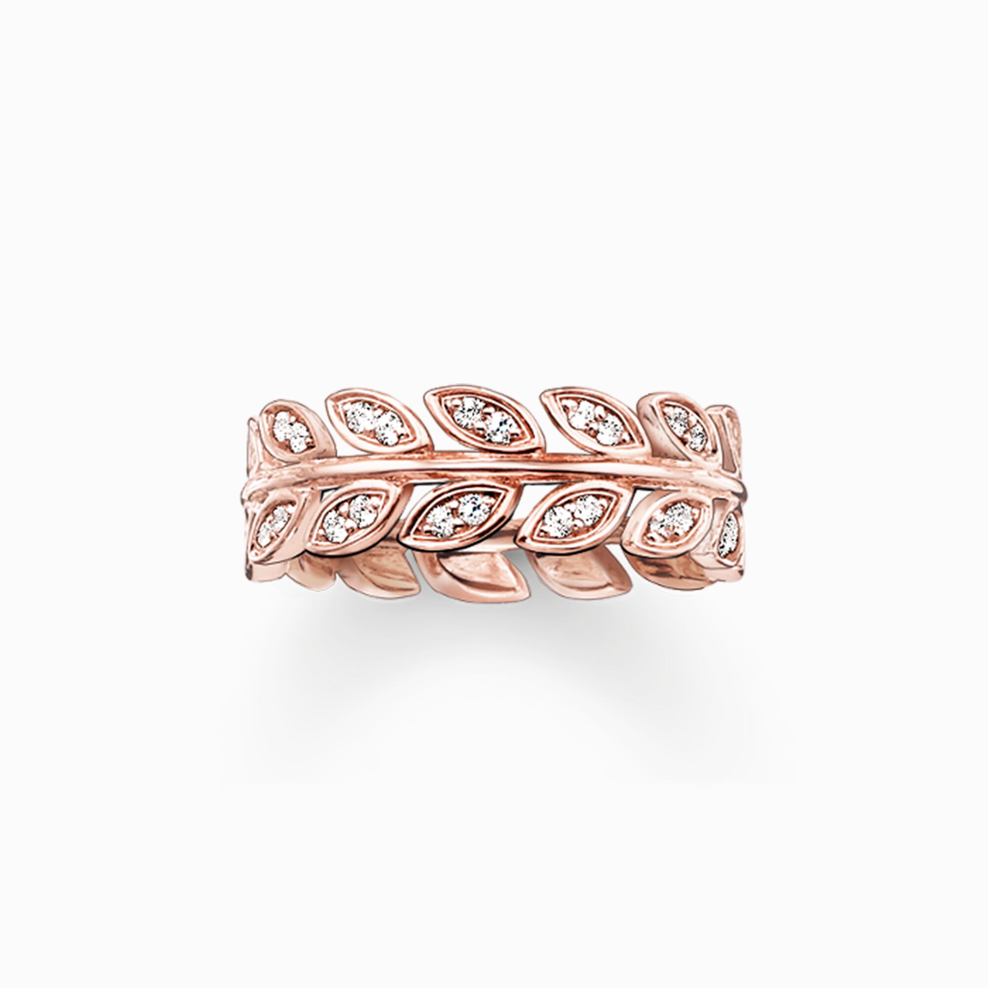 Band ring leaves from the  collection in the THOMAS SABO online store